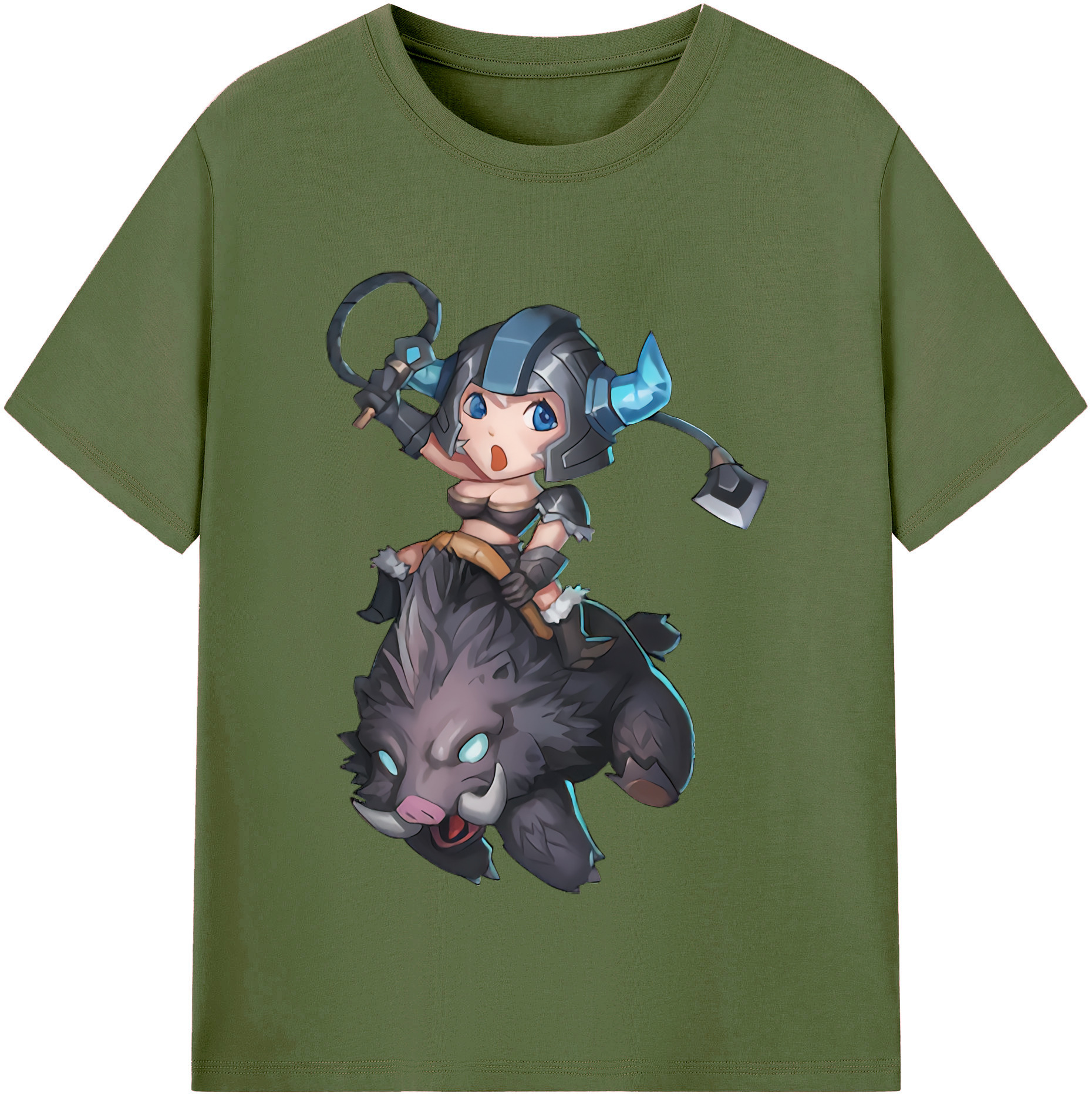 リーグ・オブ・レジェンド League of Legends LOL 綿100％半袖Tシャツ（フロントプリント）